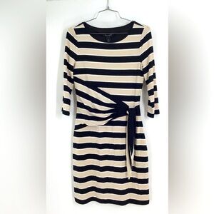 White House Black Market Stripe Shift Dress